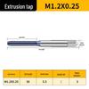 Jundingying M1.2x0.25 Черный титановое покрытие Машинная резьба