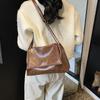 Retro Large-capacity Bag Women's 2025 New Simple Shoulder Tote Bag Commuter Chain Bag
