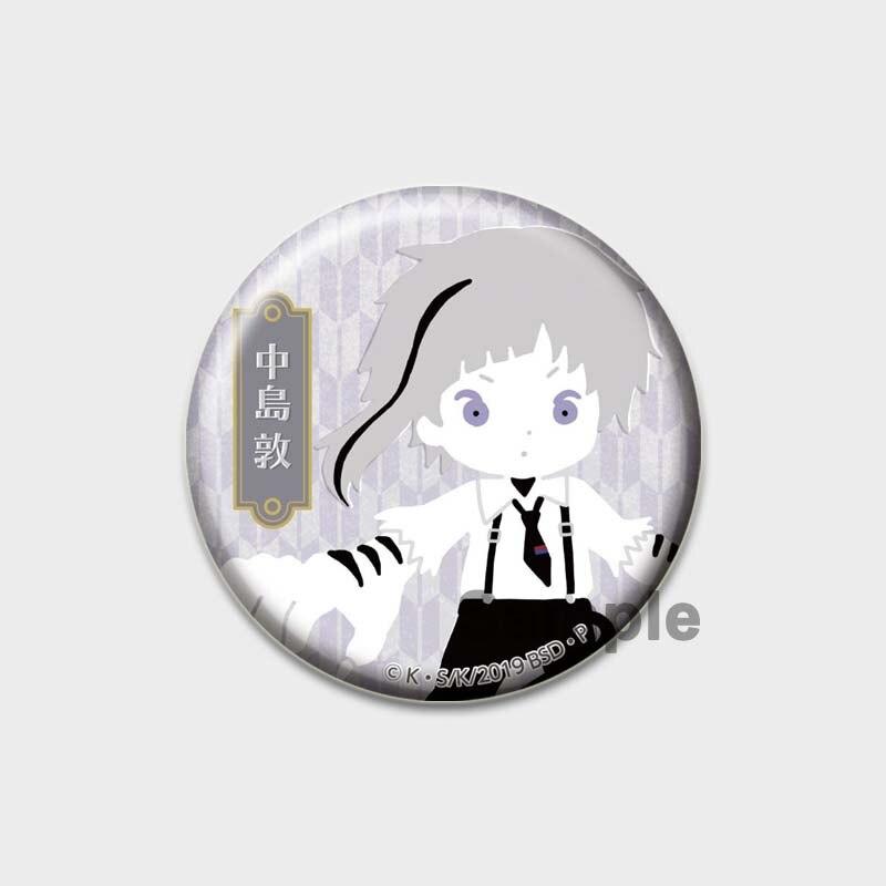 58 мм аниме Бунго Бродячие собаки брошь Манга нагрудный значок аксессуары для одежды шляпа украшение для рюкзака Harajuku значки с героями мультфильмов подарки для фанатов