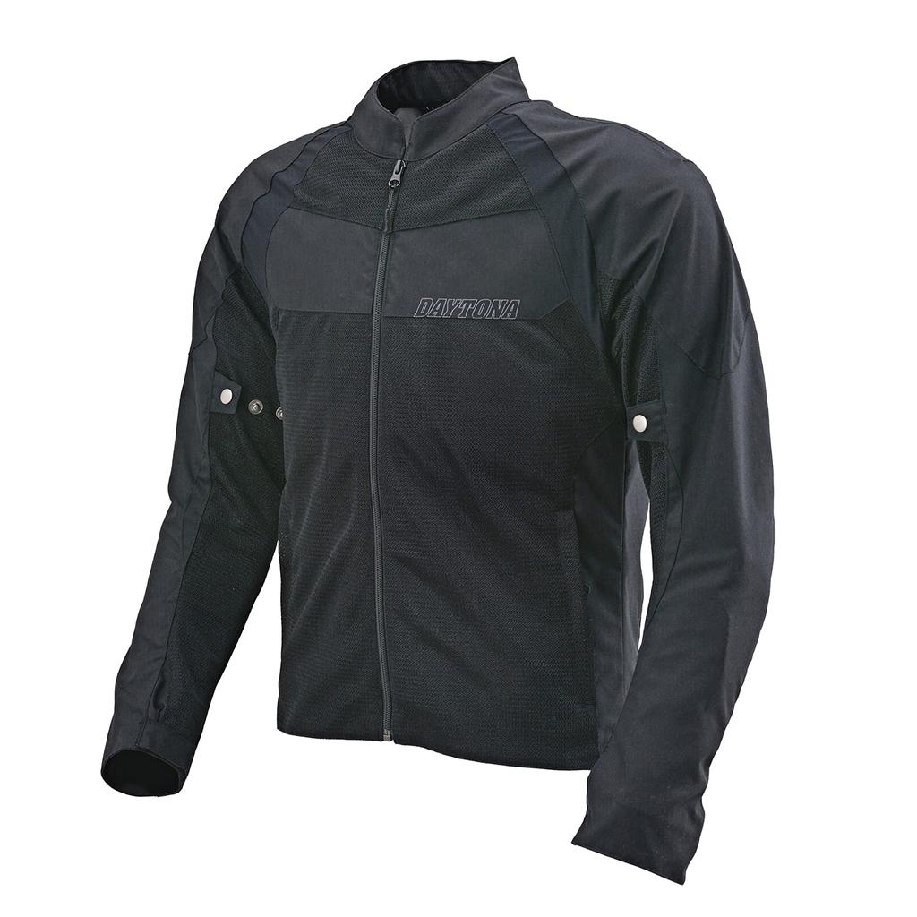 Daytona HBJ-058 21652 Sports Mesh Motorcycle Jacket with Soft Protectors, for Spring and Summer, Black, Size M