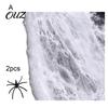 Reusable Spider Web Halloween Glow-in-the-Dark Web, 20/40/60/100/120/200/300g Luminous with Mini Spiders, Artificial Webbing Decor for Holiday Party,