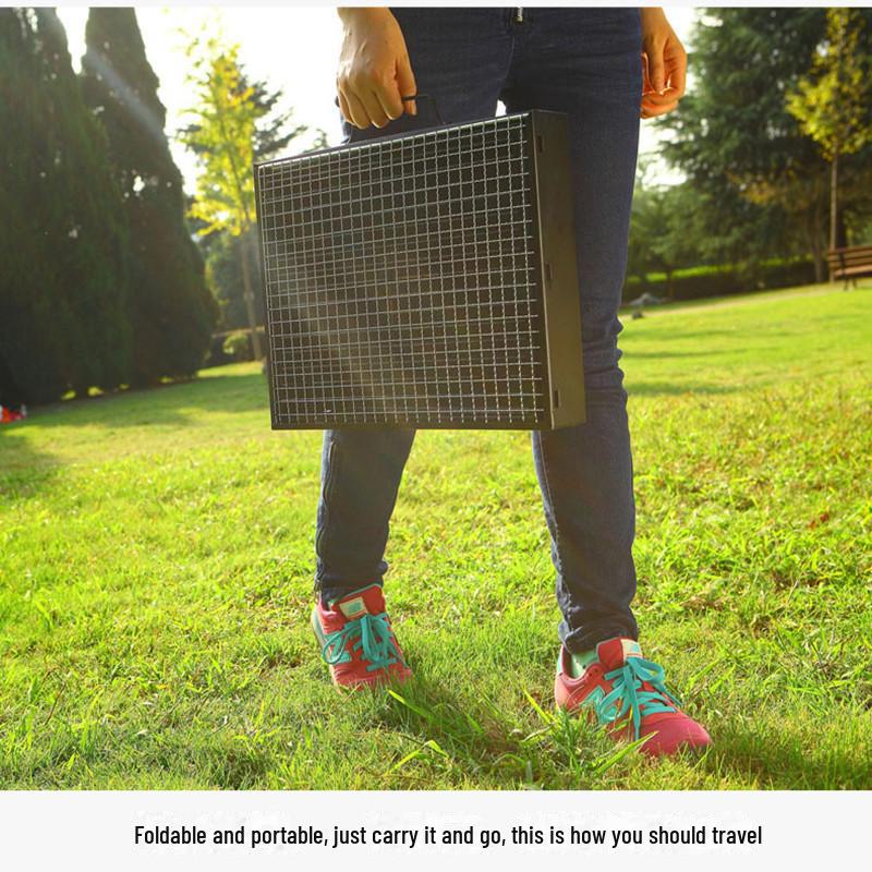 Portable Outdoor Folding Charcoal BBQ Grill - Cross-Border Hot Seller