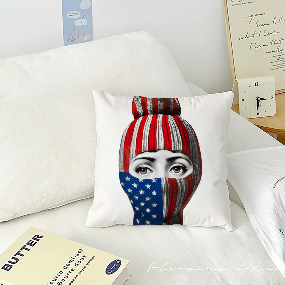 Эстетическое искусство F-Fornasetti Lux Gstaad подушка Гостиная Изголовье Спальня Офис Подушка Подушка Диван Подушка для сна Наволочка