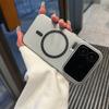 Подходит для чехла мобильного телефона Xiaomi 17Promax Redmi K90max прозрачный гофрированный узор магнитная застежка матовый ледяной туман теплоотвод твердый