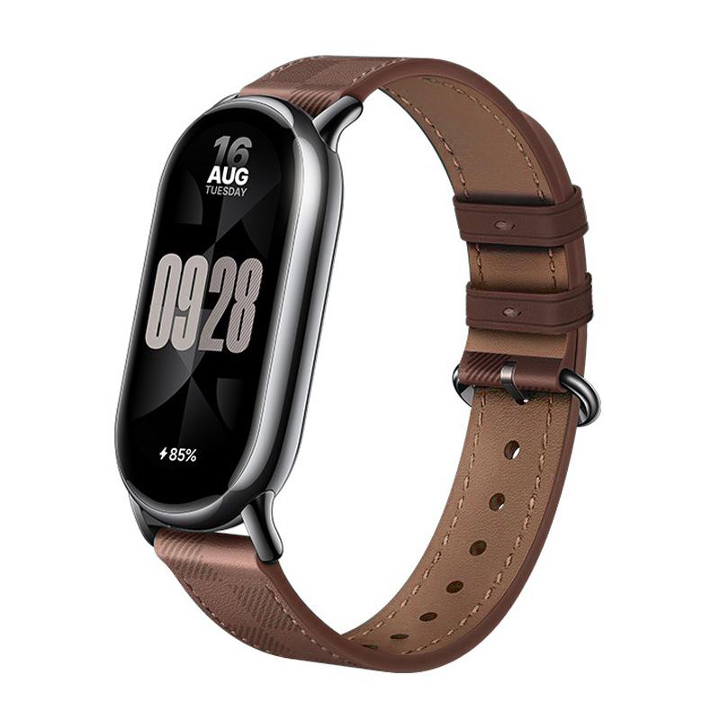 Ремешок для браслета Xiaomi Mi Band 8, модный кожаный сменный браслет Miband 8, NFC, нейлоновый браслет Mi Band 8