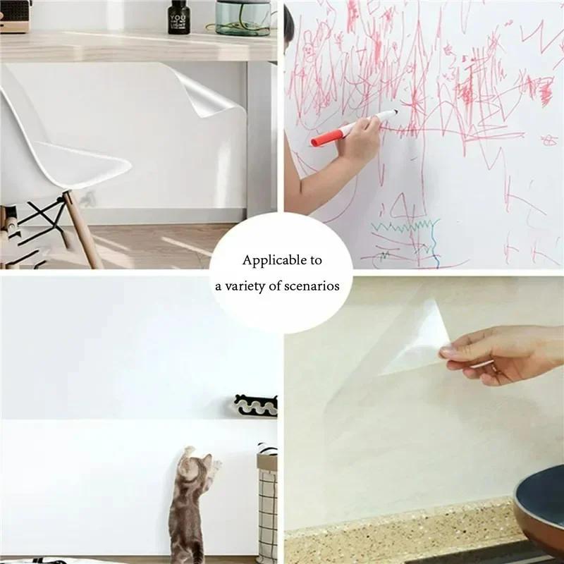 45cm Wall Protective Film Transparent Electrostatic Protective Film Anti-dirtyOil Proof Cratch-resistant Wall Sticker Home Decor