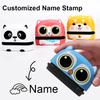 Ensure Easy and Fun Identification of School Supplies with Waterproof Name Stamps; Personalized for Clothes, Shoes, Bags