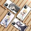 Girl Infinite Stratos Phone Case For IPhone 14 13 12 11 XS X 8 7 6 Plus Mini Pro Max SE 2022 Black PC TPU Glass Phone Cover