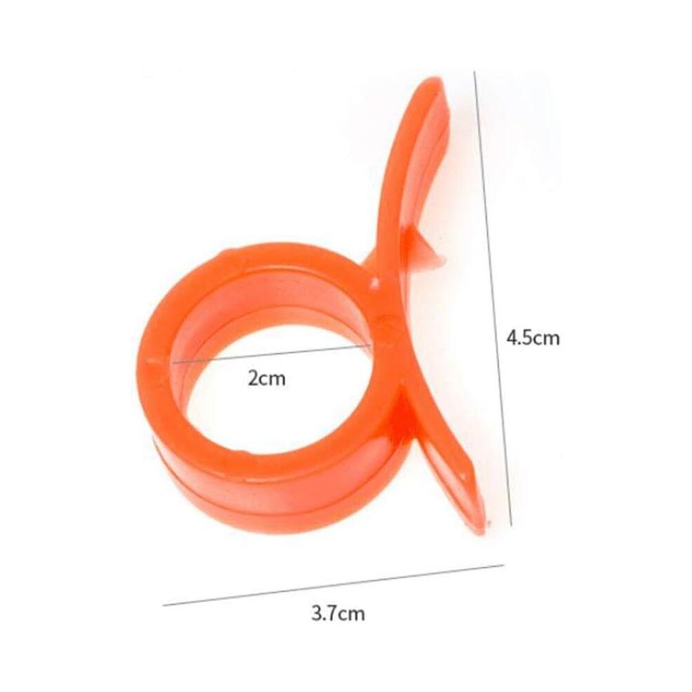 2-Pack Orange & Citrus Peeler - Thumb Ring Design, Quick Peel, Hygienic ABS, Lightweight & Durable Kitchen Tool