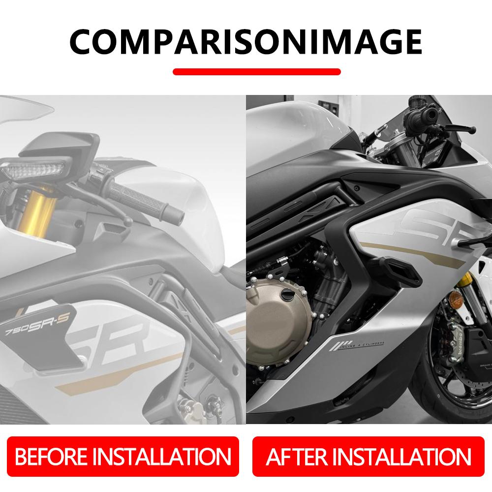 Для мотоциклов CFMOTO 750SR S 750SR-S 2025 2026 750SR-R Защита двигателя Защитные слайдеры рамы Защита от падений Защитные шарики от столкновений кузова