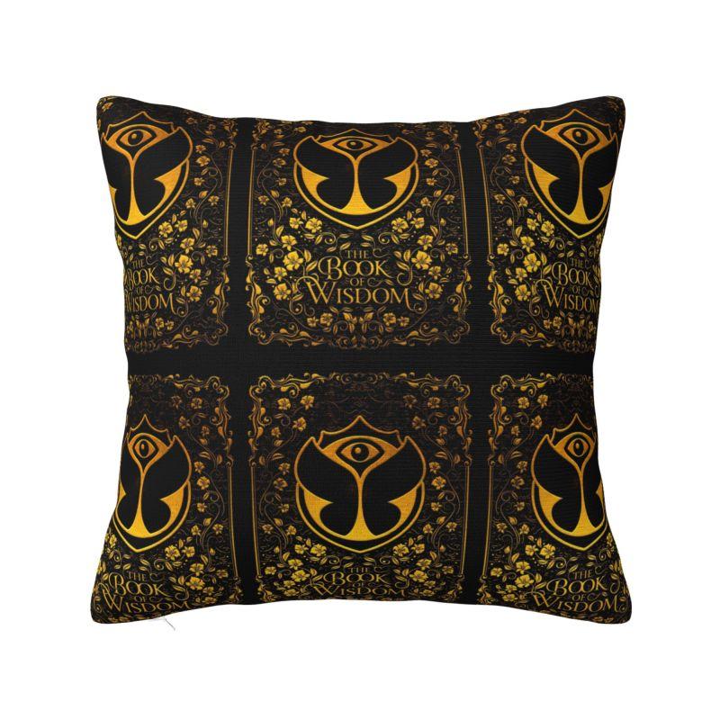 Fashion Tomorrowland Electronic Dance Festival Cushion Cover Polyester Throw Pillow Case for Sofa Square Pillowcase Home Decor