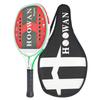 HOOWAN Beyond Kevlar Yellow Beach Tennis Racket Kevlar Carbon Fiber 3K Professional 22mm Soft EVA Core Rough Surface with Cover