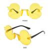 Colorful Children's Sunglasses UV400 Protection Party Decorative Glasses Rimless Shades  for Kids