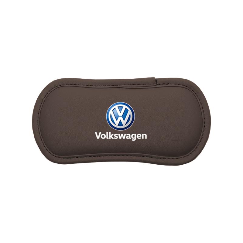 Leather Car Knee Pad Elastic Leg Cushion Armrest Pad Accessories Key For Volkswagen VW Golf Caddy T-Cross T-ROC T5 ID3Touran CC ze2