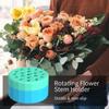 62KD 2Pcs Rotating Spirals Stem Holder for Flowers Silicone Bouquet Twisters