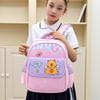 Kids Capybara Cartoon Lightweight Kindergarten Backpack For Student School Days