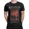 Мужские футболки Bad Omens Винтажная футболка с коротким рукавом и круглым вырезом 100% хлопок Топы на день рождения