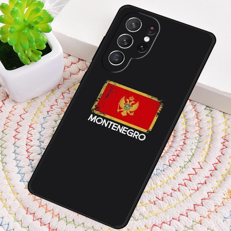Силиконовый чехол для телефона с флагом Черногории для Samsung Galaxy note 10 pro S26 S25 S24 S23 S22 S21 Plus S25Ultra Capa Cover