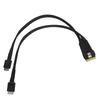 Серверный кабель SAS SFF 8654 8i на двойной SFF 8611 4i, разъем 74 контакта, 24 Гбит/с, кабель SFF 8654 на двойной SFF 8611, поддержка для