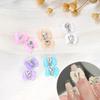 10pcs Sailor Warrior Moon Nail Charm 3D Shiny Japanese Bowknot Diamond Gem Nail Rhinestones Crystal Heart Design DIY Nail Parts