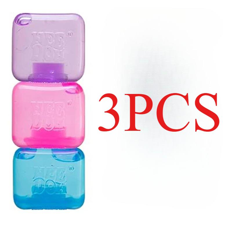 Schylling Needoh Nice Cube Сенсорные игрушки Блоки для снятия стресса Сжимаемые Развивающие головоломки Выплеск эмоций Детский сувенир
