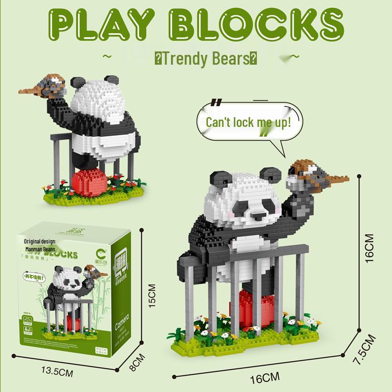 LEGO-Compatible Mini Building Blocks: Cartoon Figurines & Educational Toys