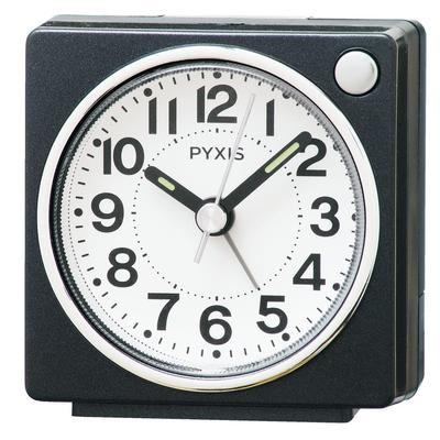 Настольные часы Seiko PYXIS NR449K Аналоговый Будильник Черный 65 x 64 x 38 мм Часы, Часы, Металлический,