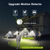 176 High Brightness LED Outdoor Solar Street Lights with Motion and Light Sensors, Suitable for Garage Front Doors, Pool Steps, Fences, Parks
