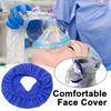 Подкладка для защиты лица, многоразовая, моющаяся, мягкая, синяя, хлопковая, эластичная, надежная посадка, 3D-дизайн, дышащая, защита лица
