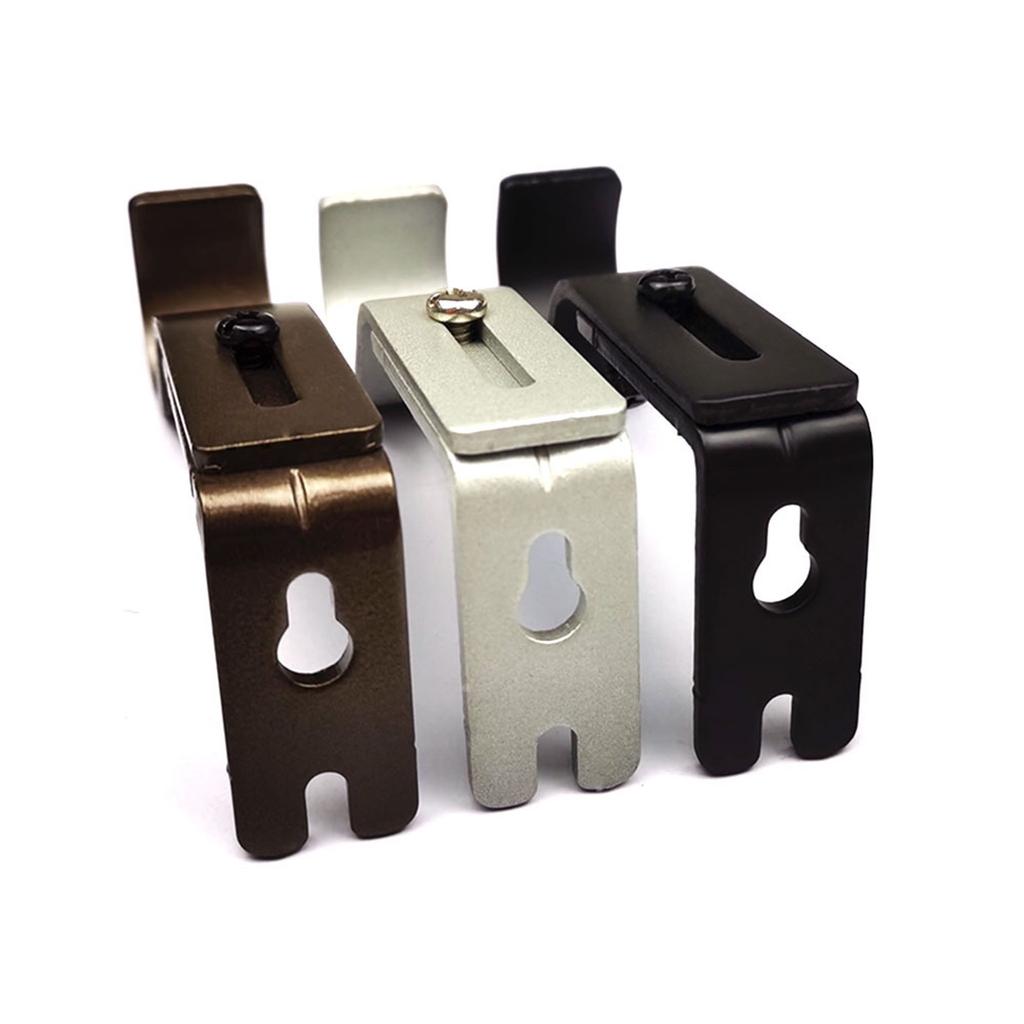 4 шт. регулируемые кронштейны для карнизов с винтами, настенный кронштейн для драпировки карниза, выдвижной металлический держатель для драпировки