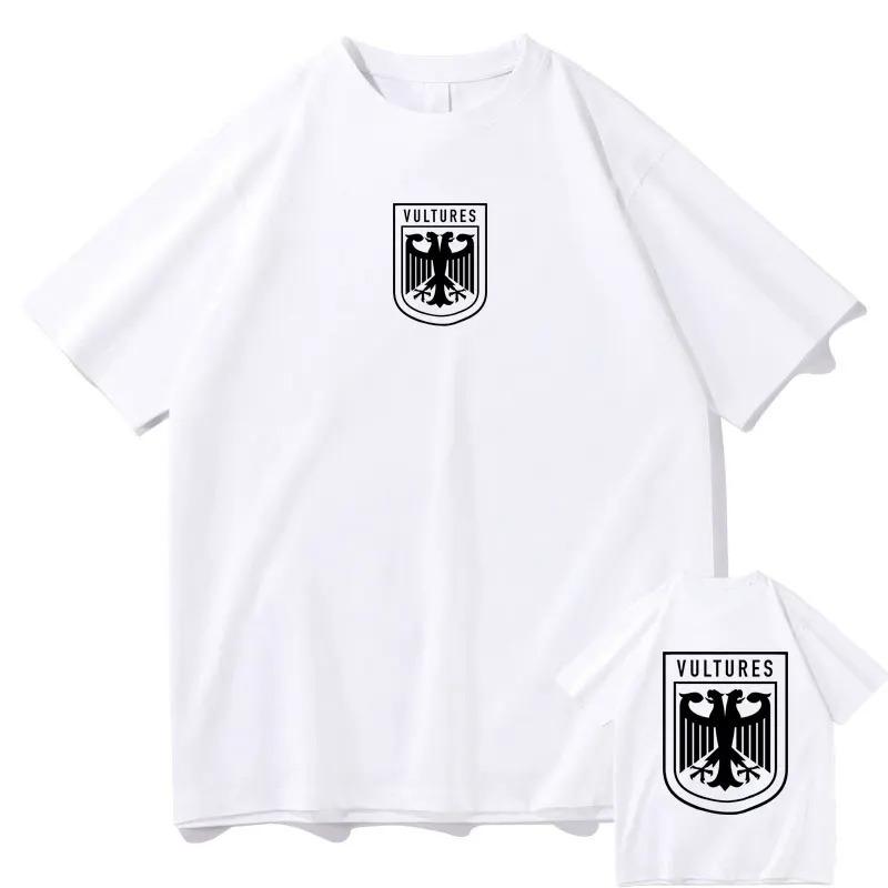 Рэпер Канье Уэст Vultures Новый музыкальный альбом принт футболка унисекс унисекс хип-хоп большой размер короткий рукав унисекс мода повседневные футболки унисекс