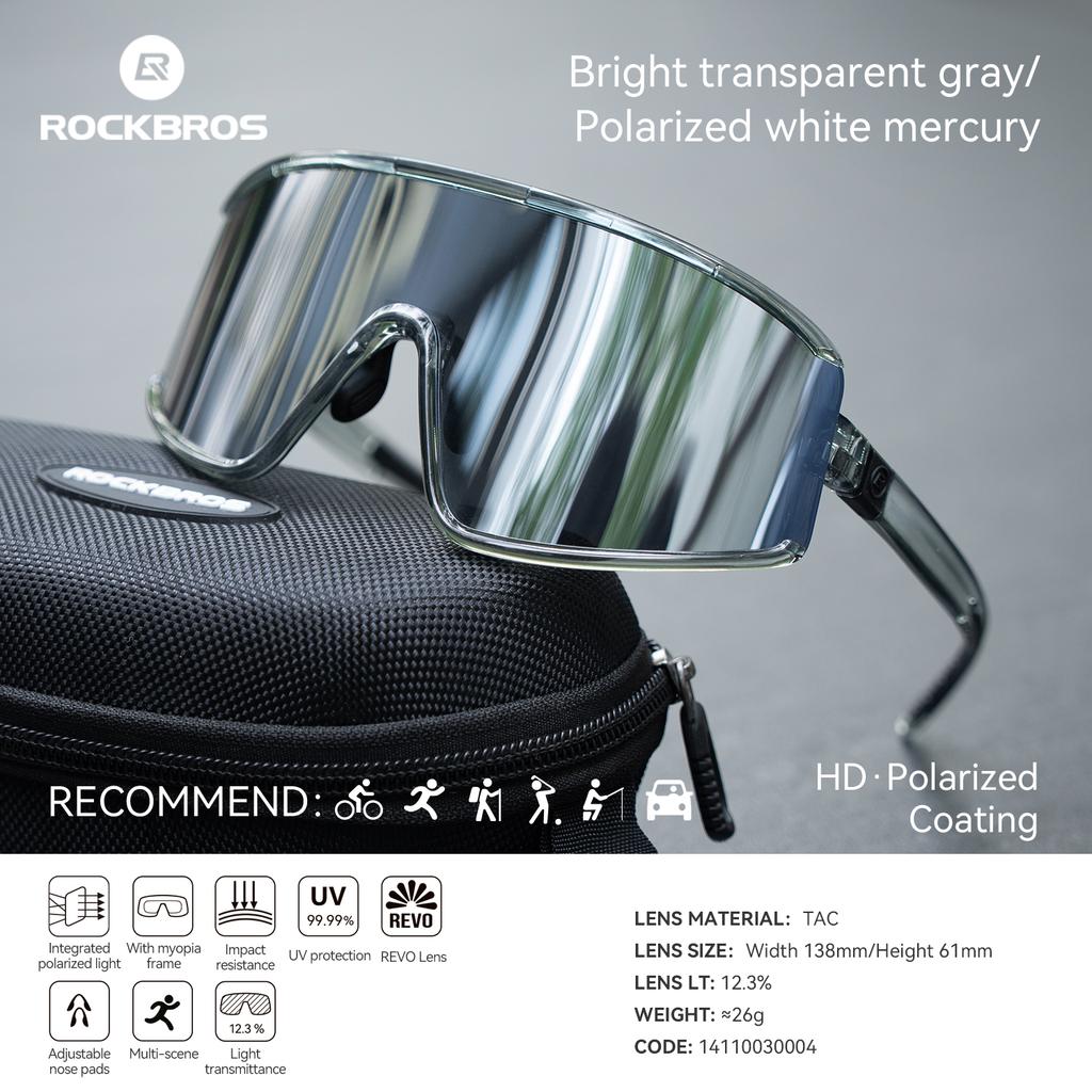 ROCKBROS Cycling Glasses Polarized / Photochromic Anti-fog Bike Eyewear Sunglasses UV400 Outdoor Sports MTB Road Bicycle Glasses 7