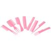 Hair Barber Comb Set Pink Professional Wide Tooth Comb Kit for Salon Hair Cutting Styling