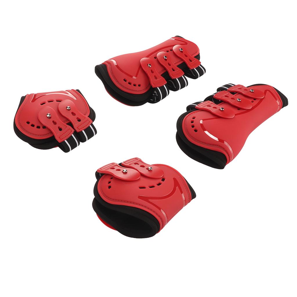 Horse Front Hind Leg Boots Breathable Impact Resistant Open Front Jumping Tendon Horses Boots Horse