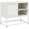 TV Stand White 68 x 39 x 60.5 cm Steel