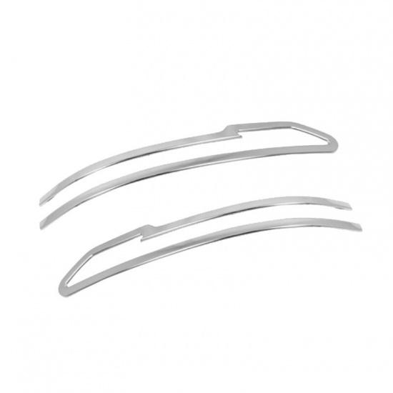 For Nissan X-TRAIL Rogue 2014-2020 Chrome Exterior Rear View Mirror Strip Trim