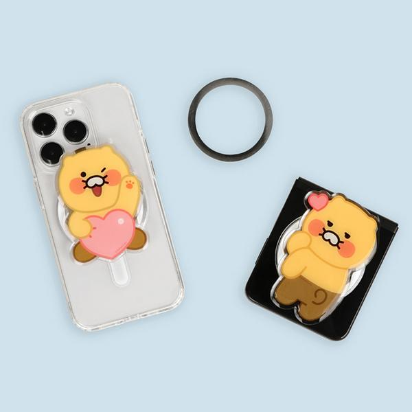 Kakao Friends Chunsik Standard Max Stand Talk MagSafe Compatible, Let's Dance, 1 Piece