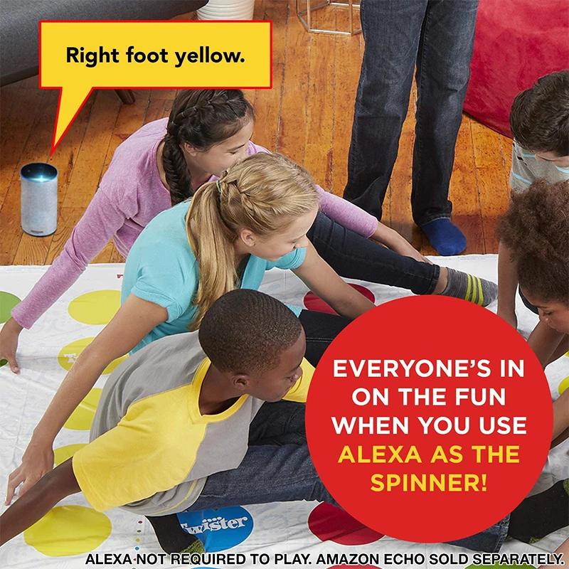 Twister Party Game - Family Indoor Outdoor Body Twisting Interactive Group Sports Toys for Children Adults Fun Aids