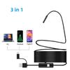 5.5mm Sewer Industrial Endoscope Waterproof Piping Endoscopy Type C Mini Camera 3 In 1 Automotive Borescope For Android Phone