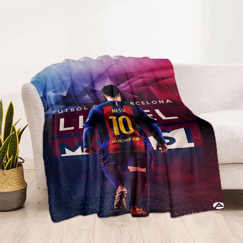 Messi 301 Blanket Comfortable Suitable for Bed Sofa Office Chair Four Seasons Universal Modern Birthday Christmas Gift Blanket