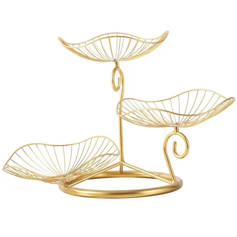 1 шт. Изысканная многослойная корзина для фруктов в скандинавском стиле с высокими ножками, подставка для фруктов, для домашнего журнального столика в гостиной, декора стола, органайзеров для стола