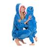 Piżama damska kombinezon kigurumi onesie kostium niebieski rekin 165-175 l