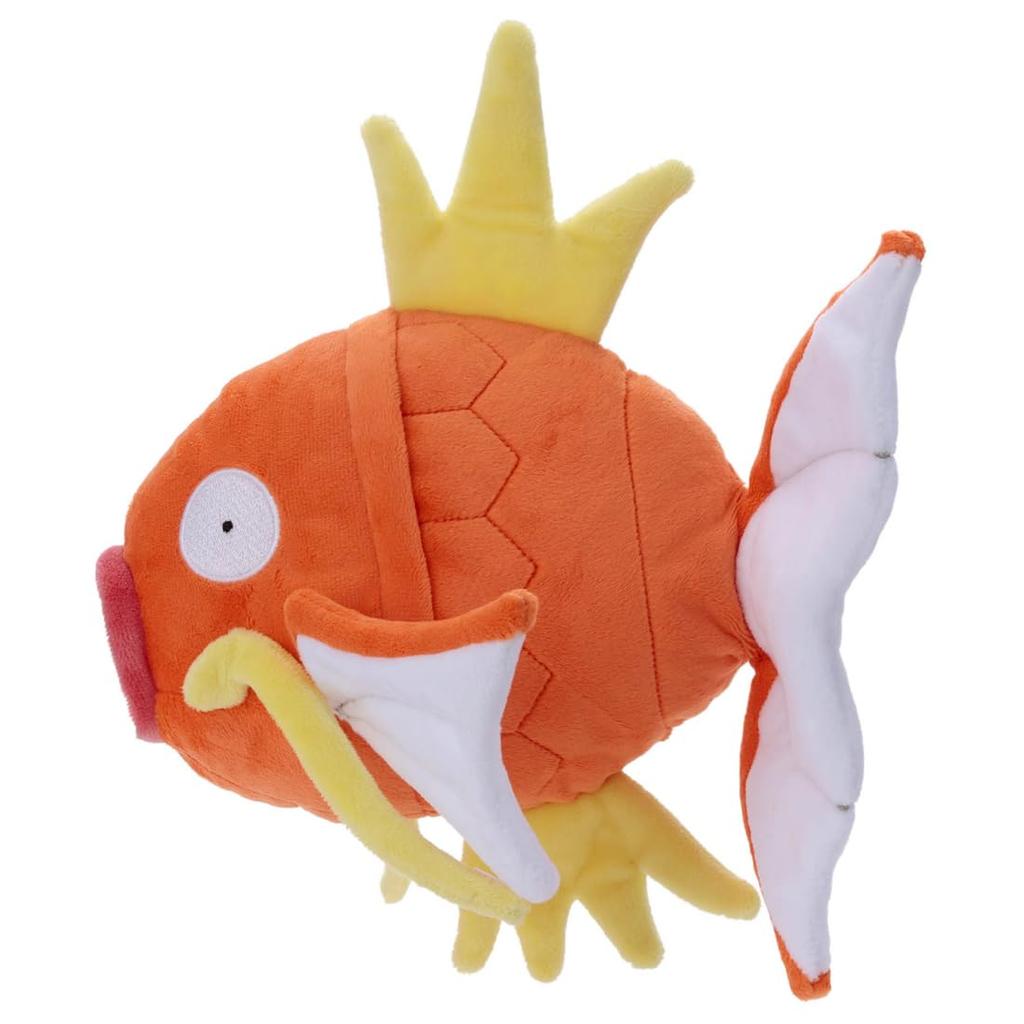 Takara Tomy Arts (TAKARATOMY A.R.T.S) Pokémon Pyokorin Magikarp Plush Toy, Approximately 23cm Tall
