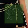 Fashion Multi-Layer Chain Belt  New For Women Gold Silver Color Metal High Waist Body Chain Dress Lady Tassel Belt