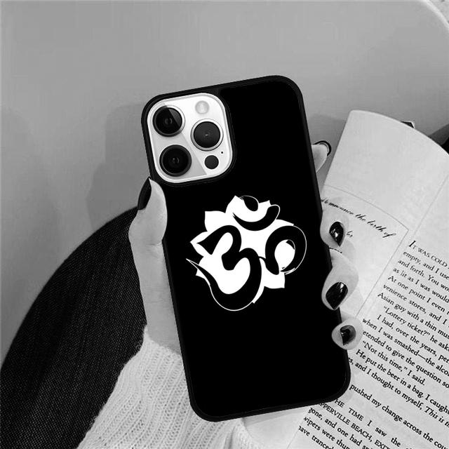 OM Yoga GOA Дзен Символ Ракушка Чехол Для iPhone 17 Air 15 16 14 13 12 Pro Max 11 Pro Max Plus Чехол для Телефона