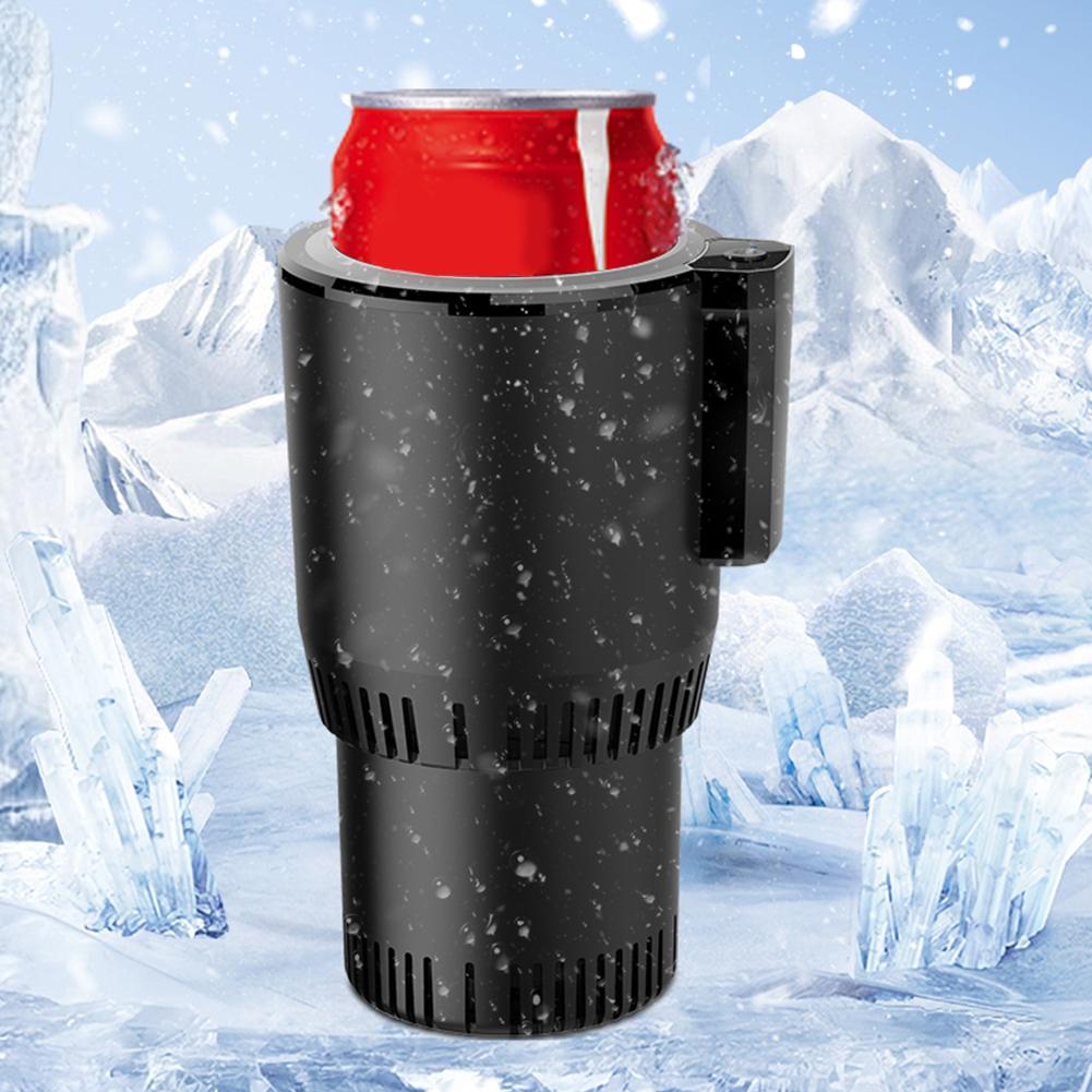 2 In 1 Smart Cooling Heating Car Cup Mini Auto Refrigerator Cooling Heating Cup Portable Fast Refrigeration Drinks Mug Holder