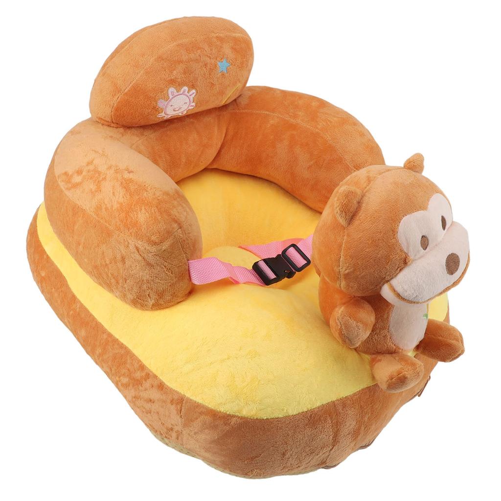 Baby Sitting Sofa Chair Comfortable Anti Rollover Portable Plush Infants Toddler Learning To Sit