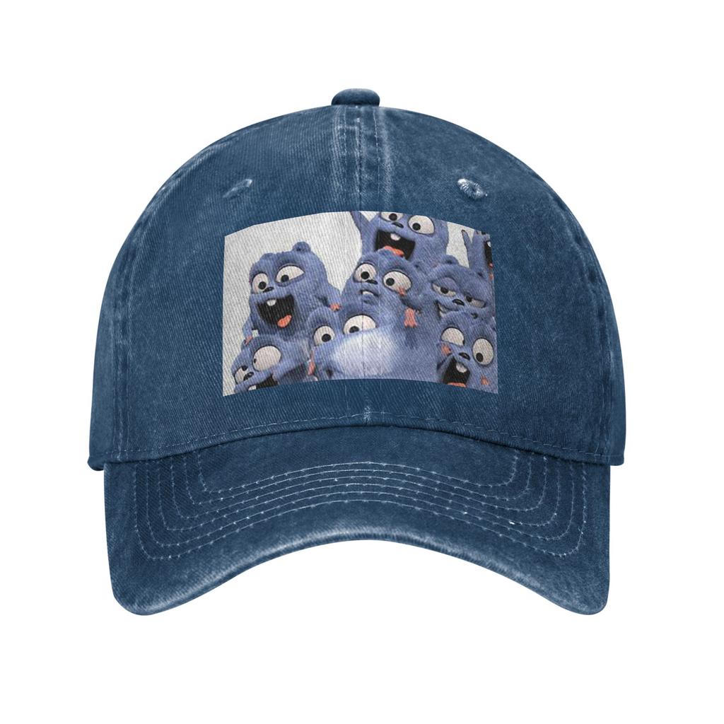 Animation Grizzy and the Lemmings Cartoon Anime Denim Cap Casual Baseball Caps Adjustable Hat Summer Unisex Baseball Hats
