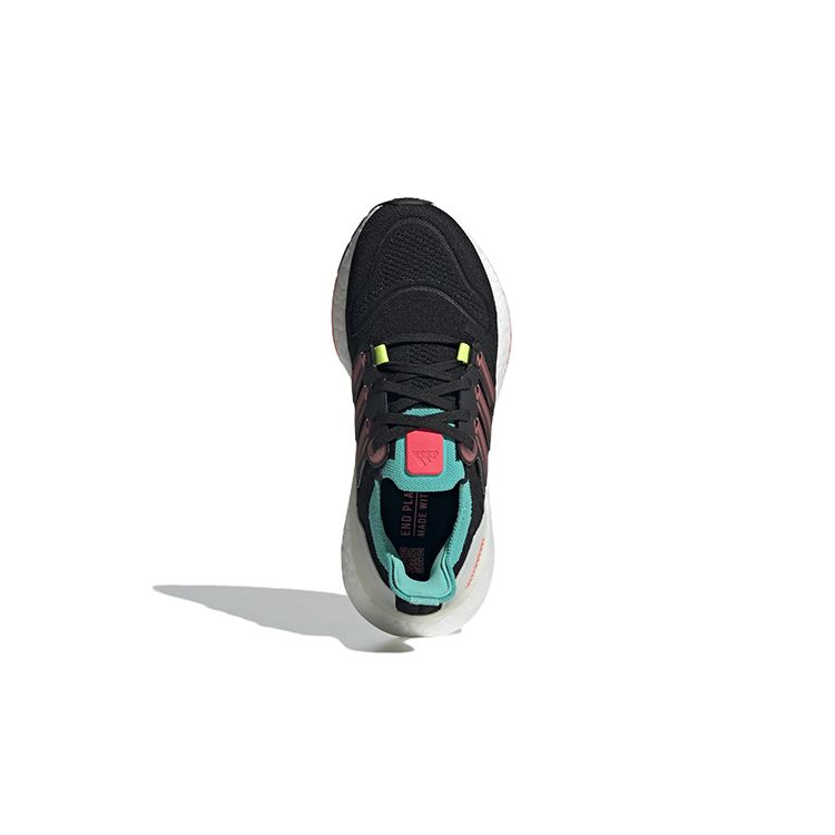adidas Детские кроссовки UltraBoost 22 J Black Turbo Mint Core-Black Mint-Rush GY4516