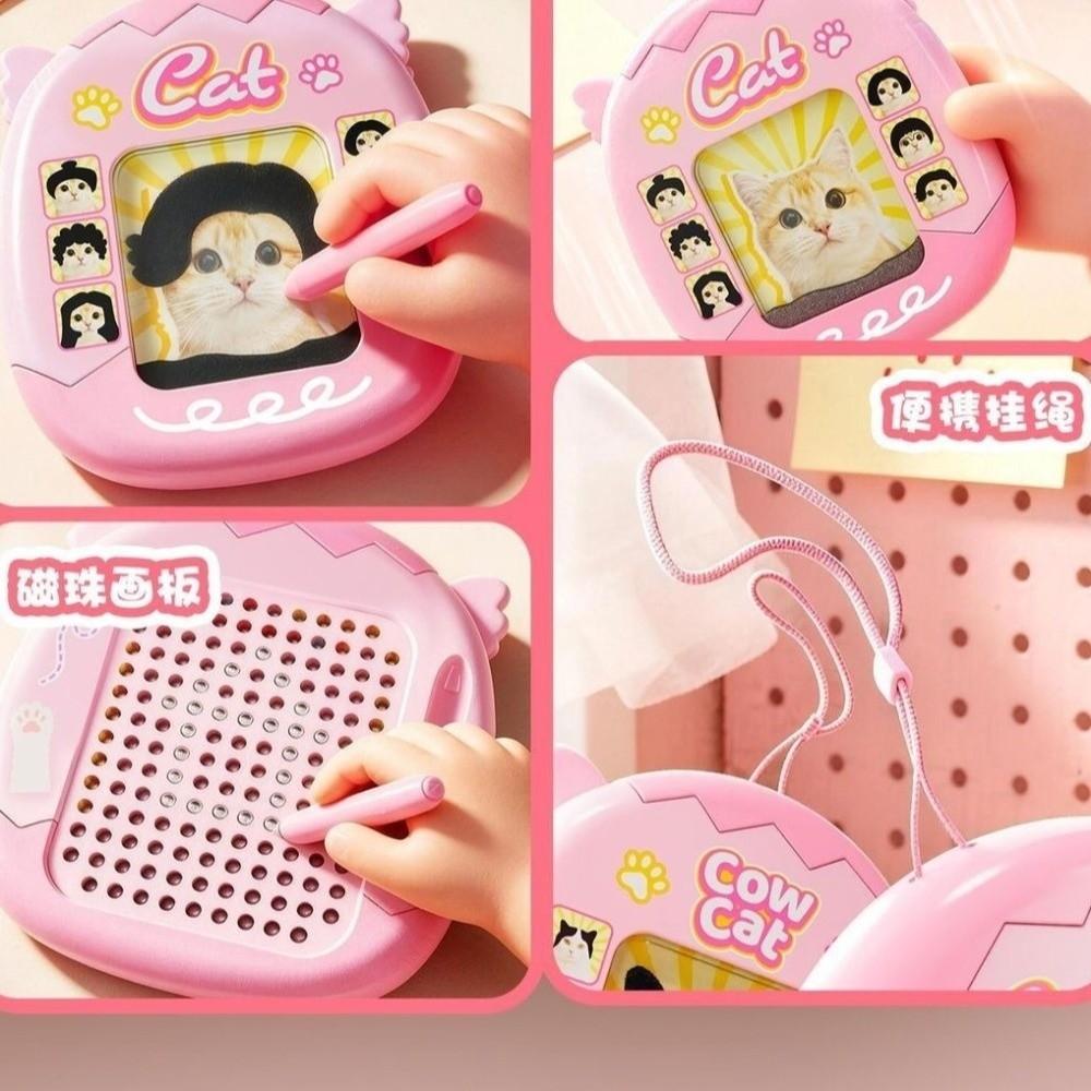Hairstyle Design Board Magnetic Drawing Board Plastic Magnetic Doodle Board Creative Play for Kids